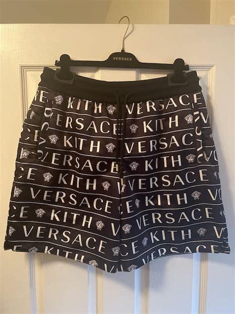 versace x kith shorts|Versace kith shoes.